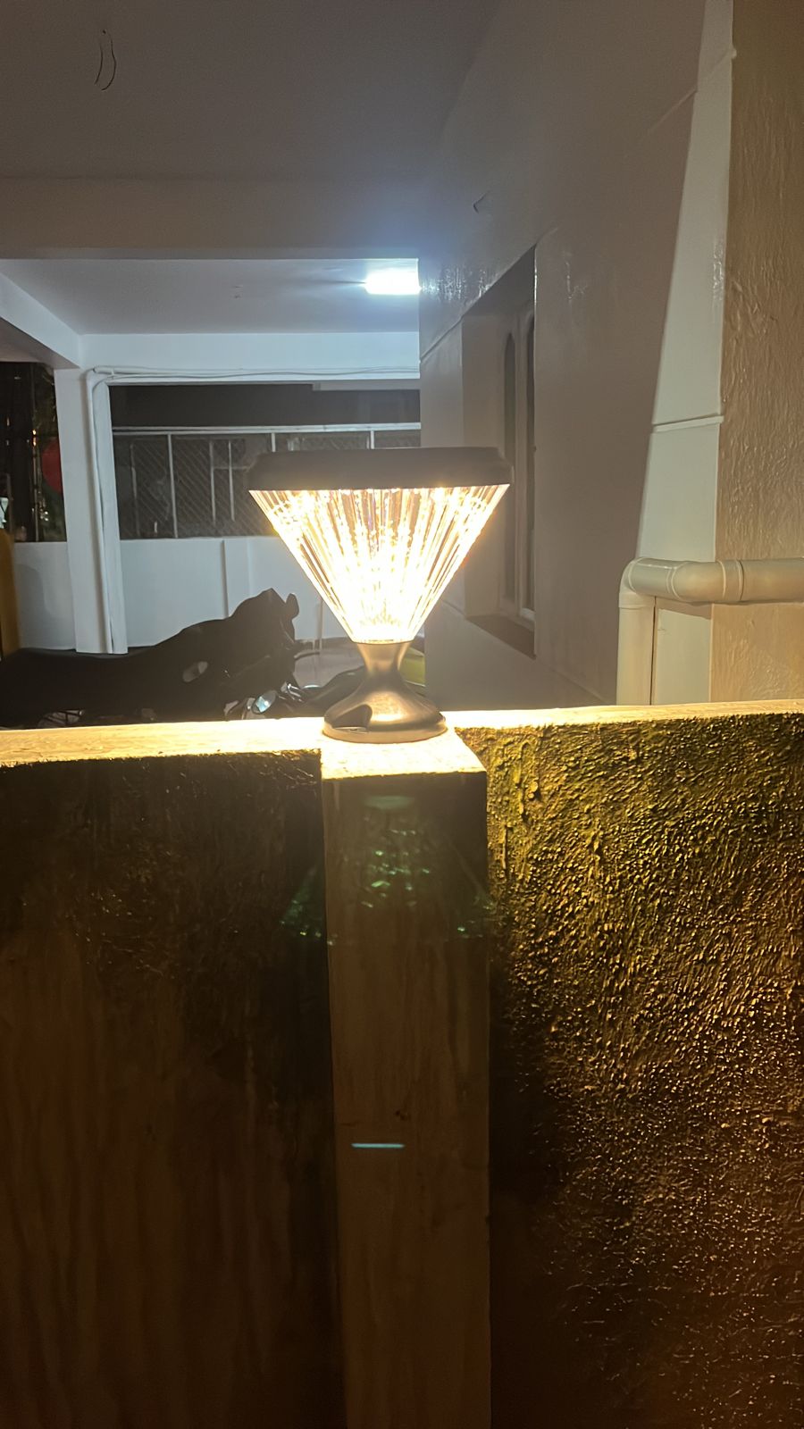 Tapetum Opal Pillar Compound Lights — real installation photo